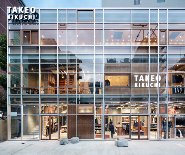 flagship store Takeo Kikuchi Tokyo Schemata Architects