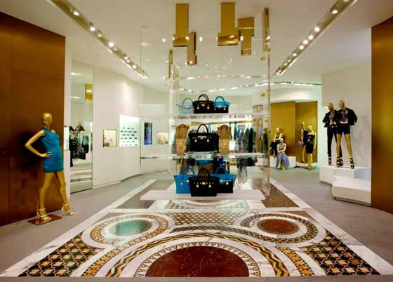 Versace flagship store in Hong Kong
