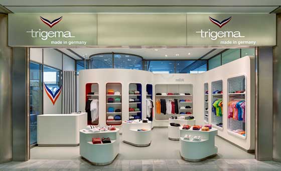 Trigema concept store by HEIKAUS Interior