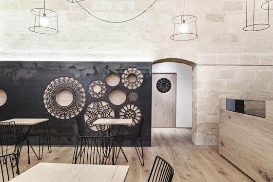 architectural Studio Manca interior design Caffe RIDOLA Matera