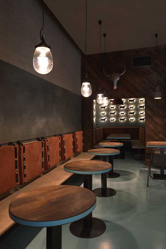 Studio Formafatal designed the Gran Fierro Restaurant in Praga